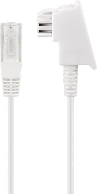 Cavo telefonico Goobay 60672 10 m bianco (60672)