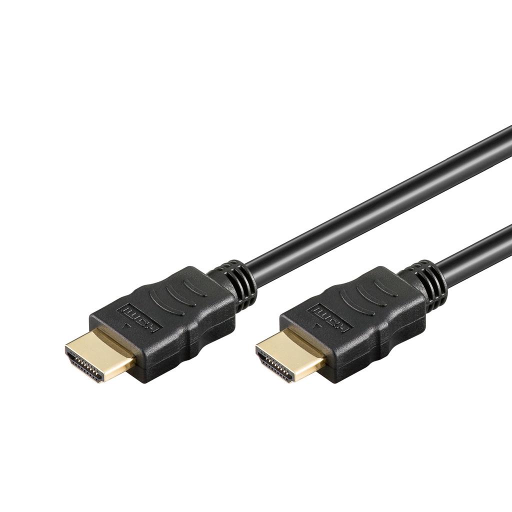 Goobay 61159 - 2 m - HDMI Tipo A (Standard) - HDMI Tipo A (Standard) - 10,2 Gbit/S - Audio Return Channel (ARC) - Black (61159)
