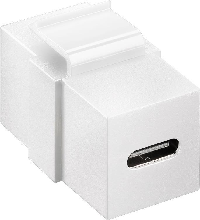 Modulo Keystone Connettore USB-C USB 3.2 Gen 2 (10 Gbit/s) bianco bianco bianco