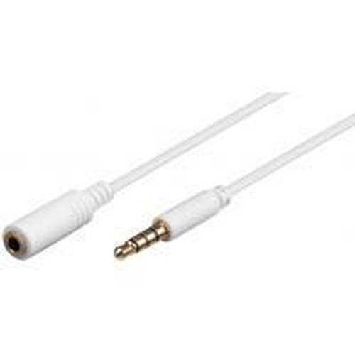 goobay ForlÃ¦ngerkabel til audio Hvid 50cm