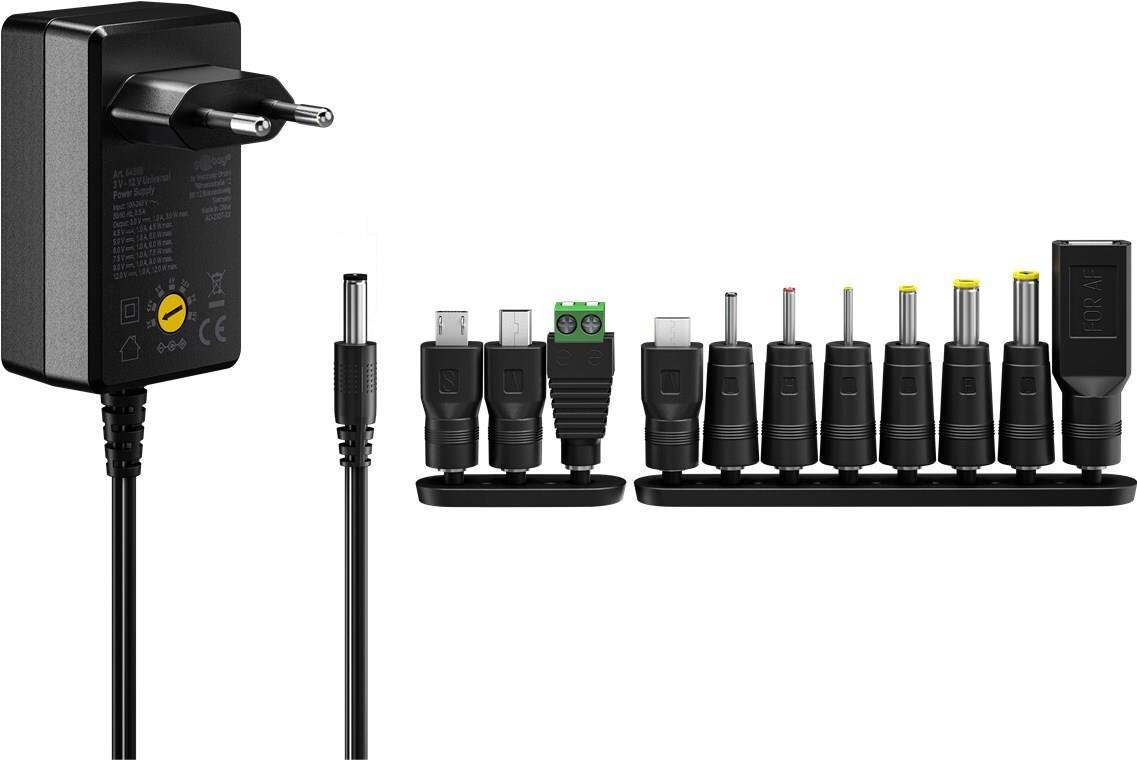 Universal Power Supply 3 V - 12 V, Max