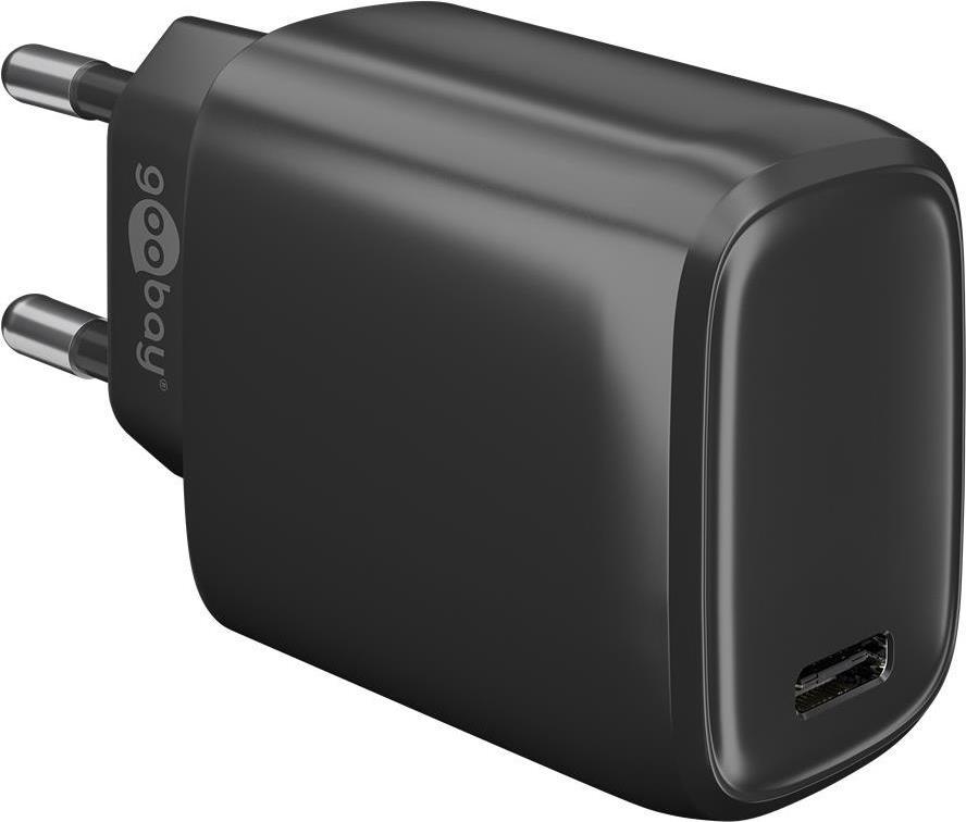 Caricabatterie rapido USB-CÃƒÂ¢Ã‚Â¢ PD (Power Delivery) (25 W), nero, nero - con 1x presa USB-CÃƒÂ¢Ã‚Â¢ (USB-