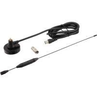Carpenter passivo DVB-T2 passivo (HD), nero, antenna DB da 1,5 m-3 per ricevere programmi HD DVB-T/DVB-T2 (67086)