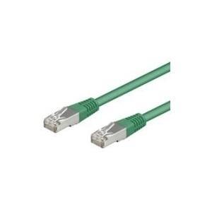 Cavo patch CAT5e 1,0 m verde SF/UTP 2xRJ45, PVC, CCA