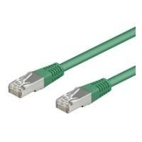Cavo patch CAT5e 5,0 m verde SF/UTP 2xRJ45, PVC, CCA