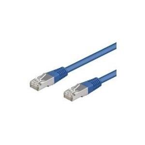 Cavo patch CAT5e 0,5 m blu SF/UTP 2xRJ45, PVC, CCA