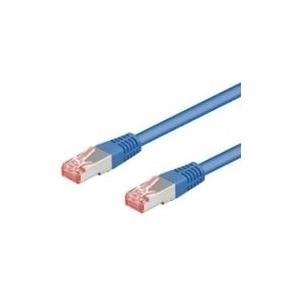 CAVO RETE S-FTP CAT.6 DOPPIA SCHERMATURA LS0H COLORE BLU MT. 20