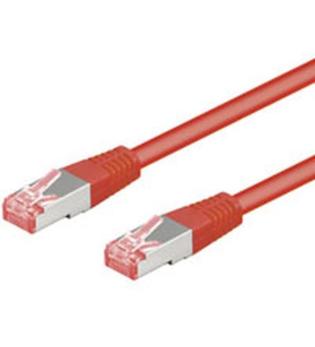 Goobay S/FTP (PiMF) Patch Cord Cat6. Rosso. 10 m