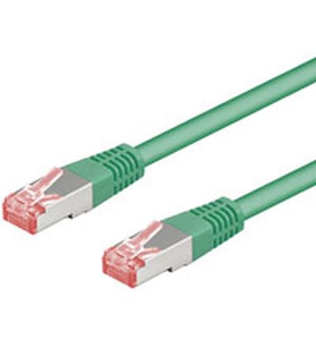 Goobay S/FTP (PiMF) Patch Cord Cat6. Verde. 50 m