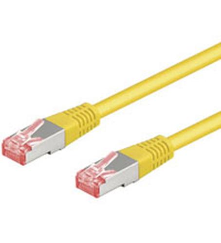 Goobay S/FTP (PiMF) Patch Cord Cat6. Giallo. 30 m
