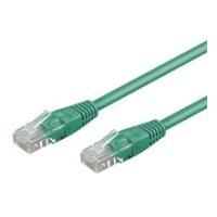 Cavo patch Wentronic Goobay CAT 5e U/UTP verde 05 m - miscela di rame CCA (68338)
