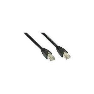 Cavo patch CAT5e 2,0 m nero SF/UTP 2xRJ45, PVC, CCA