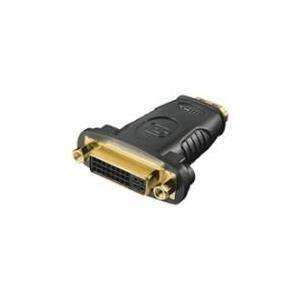 Deltaco HDMI-10A adattatore per inversione del genere dei cavi HDMI 19-pin DVI-D Nero (DELTACO HDMI-10A)