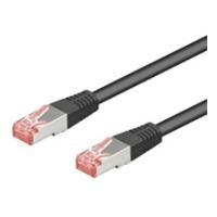 Goobay RJ 45 S/FTP CAT6 10 metri skÃƒÂ¤rmet SORT