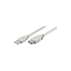 Cavo USB 2.0 prolunga S/B 18m grigio