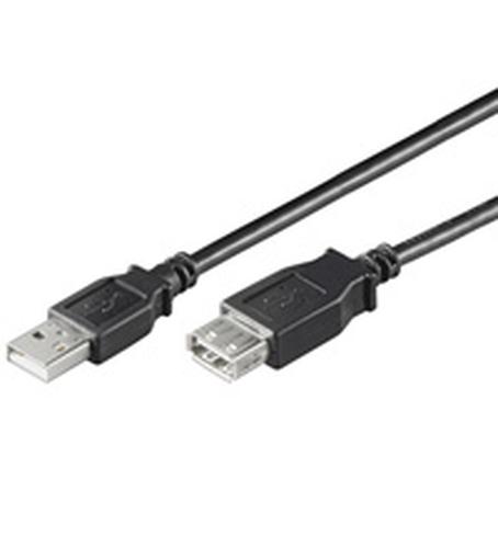 Prolunga Goobay USB 2.0 HS. M/F. Nero. 5,0 m