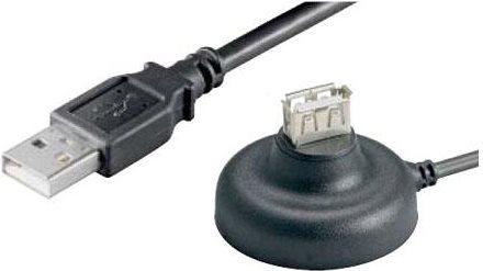 CAVO PROLUNGA USB 2.0 CON BASE MASCHIO/FEMMINA MT 150