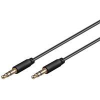 Cavo audio Goobay 1 m jack stereo sottile da 35 mm asst