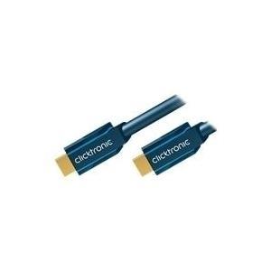 ClickTronic 15m High Speed HDMI cavo HDMI HDMI tipo A [Standard] Blu (Clicktronic High Speed HDMI Cable with)