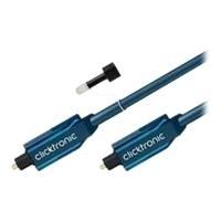 Serie casual Clicktronic - Cavo audio digitale (ottico) - mini -telefono stereo 3,5 mm/toslink (m) - toslink (m) - 1 m - fibra