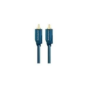 Serie casual Clicktronic - Cavo audio - RCA (M) a RCA (M) - 50 cm - Cavo coassiale doppio schermato