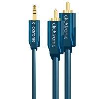Cavo adattatore MP3 (3,5 mm Clinic St./2x Cinch-St.)-Adattatore aggiuntivo da 5,0 m per lettore MP3, iPod e smartphone