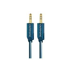 Serie casuali Clicktronic - AudioCabel - mini -telefono stereo da 3,5 mm (m) a mini -telefono stereo da 3,5 mm (m) - 5 m - dopp