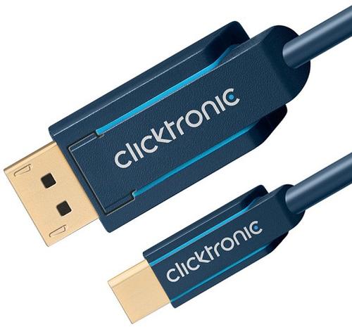 Cavo Clicktronic da Mini-DisplayPort a DP. M/M 1,0 m