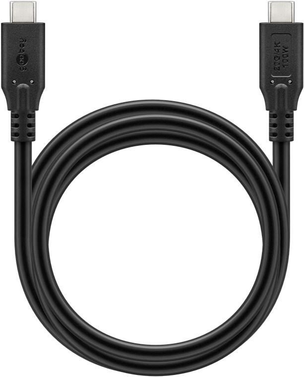 USB-CÃ¢ÂÂ¢ Cable, USB4Ã¢ÂÂ¢, 100 W, 20 Gbit/s,