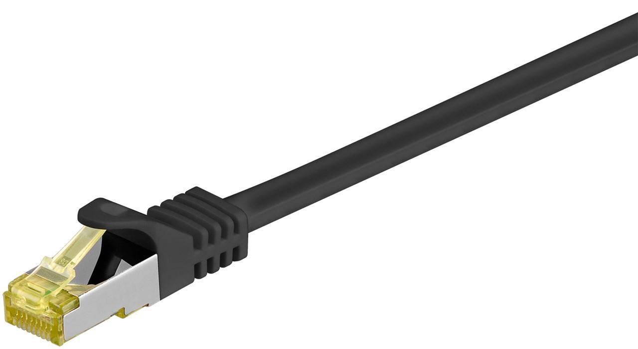 Cavo Goobay S/FTP CU Cat7. Spina RJ45. Nero. 10 m