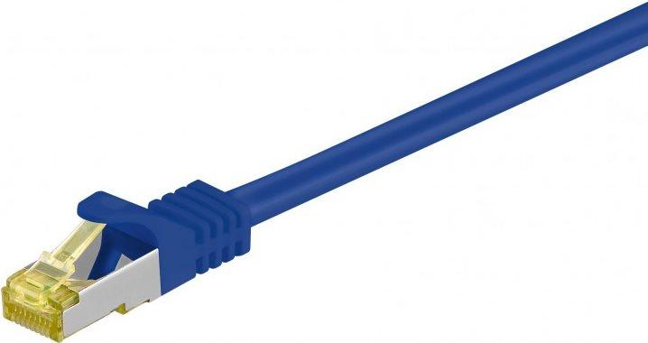 Wentronic goobay - Cavo patch - Da RJ-45 (M) a RJ-45 (M) - 100 m - SFTP PiMF -Cavo grezzo Cat.7 - senza alogeni sagomato senza