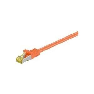 WEDRONIC RJ -45CAT.7 Cavo grezzo 10M - RJ -45 - RJ -45 - maschio/maschio - oro -cat.7 cavo grezzo - s/ftp (s -stp) (91642)