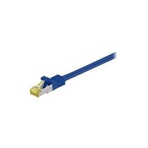 Cavo di patch cavo grezzo wentronic goobaycat.7, S/FTP (PIMF), blu, 25 m - LSZH Halogen -pree, rame, connettore RJ45 (91664)