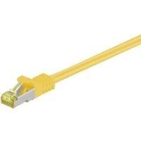 Cavo di patch cavo grezzo wentronic.7, S/FTP (PIMF), giallo, 25 m - LSZH Halogen -pree, rame, connettore RJ45 (91665)