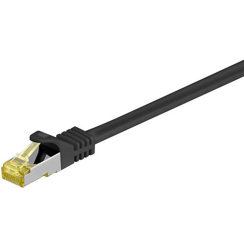 Cavo Goobay S/FTP CU Cat7. Spina RJ45. Nero. 30 m