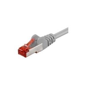 Cavo rete S-FTP categoria 6 doppia schermatura LSOH colore grigio 0.25 mt