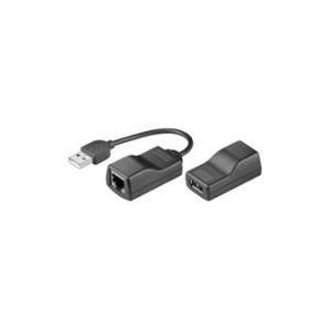 Goobay 93321 adattatore per inversione del genere dei cavi USB A, RJ45 Nero (goobay 93321)