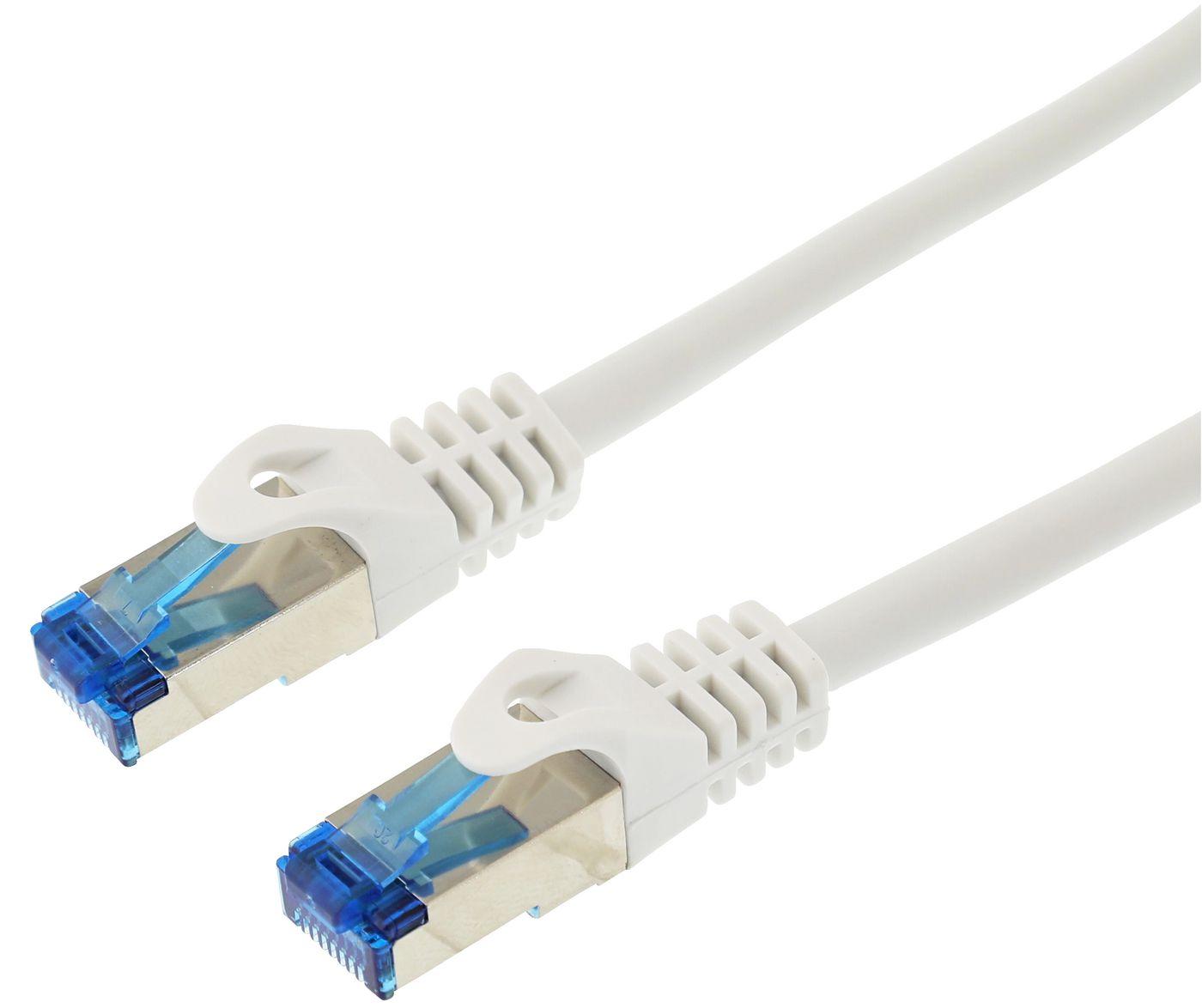 Cavo patch CAT5e 200 m bianco SF/UTP 2xRJ45 PVC CCA