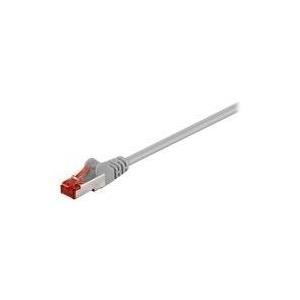 Cavo patch CAT6 10,0 m grigio S/FTP 2xRJ45, PVC, CCA