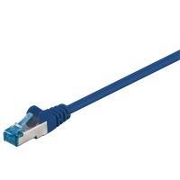 Goobay Wentronic - Cavo patch - RJ -45 (M) a RJ -45 (M) - 20,0m - SFTP, PIMF - CAT 6A - Salogeno -este, sagomato, senza gancio