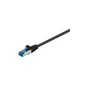 Goobay Wentronic - Cavo patch - RJ -45 (M) a RJ -45 (M) - 50 m - SFTP, PIMF - CAT 6A - alogeno -pree, a forma, rotonda, senza g