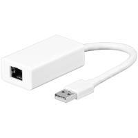 Convertitore di rete Ethernet Fast Goobay USB 2.0 WADRONIC, 0,1 M - per collegare un PC/Mac con una connessione USB a una rete