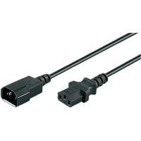 Goobay 95287 cavo di alimentazione Nero 3 m IEC C14 IEC C13 (Goobay Powerkabel 3 meter fra PC til S)