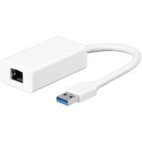 Convertitore di rete Ethernet USB 3.0 Goobay USB 3.0, 0,1 M - per collegare un PC/Mac con la connessione USB a una rete Etherne