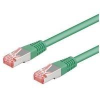 Cavo patch CAT6 2,0 m verde S/FTP 2xRJ45, PVC, CCA