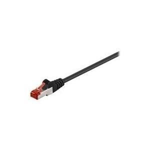 Cavo patch CAT6 2,0 m nero S/FTP 2xRJ45, PVC, CCA