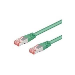 Cavo patch CAT6 3,0 m verde S/FTP 2xRJ45, PVC, CCA
