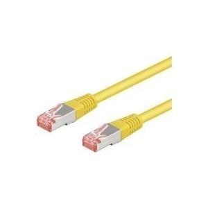 Cavo patch CAT6 5,0 m giallo S/FTP 2xRJ45, PVC, CCA