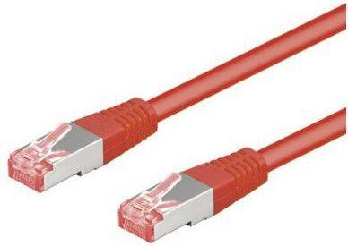 Cavo patch CAT6 7,5 m rosso S/FTP 2xRJ45, PVC, CCA