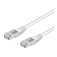 Cavo patch CAT5e 1,5 m bianco SF/UTP 2xRJ45, CCA, PVC